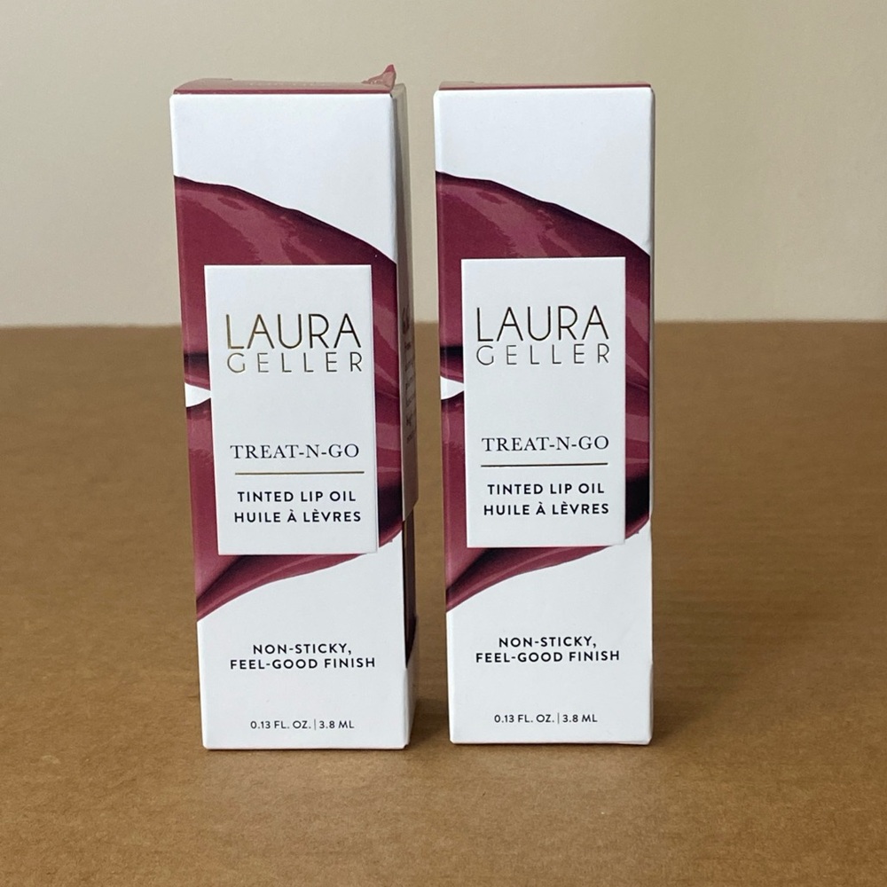 Lot Of 2 Laura Geller Treat-N-Go Tinted Lip Oil 0.13 fl oz | Top Tier